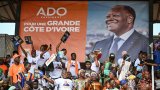 Côte d'Ivoire: le président sortant Alassane Ouattara en meeting à Daloa au deuxième jour de la (…)