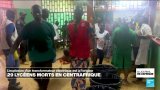 La Centrafrique pleure les 29 lycéens tués lors des épreuves du baccalauréat