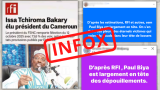 Présidentielle au Cameroun: l'identité de RFI détournée avant la publication des résultats