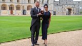 David Beckham décoré par Charles III lors d'une cérémonie au château de Windsor