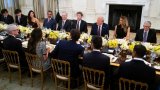 Conviés à dîner par Trump, les grands noms de la tech lui rendent hommage