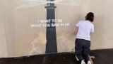 Le Banksy à Marseille brièvement dégradé puis remis en état