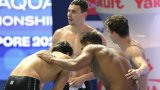 Mondiaux de natation: Léon Marchand et les Bleus terminent en beauté