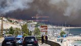 Incendie: le feu encore actif à Marseille mais baisse en intensité