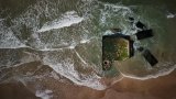 Dans le Sud-Ouest, des blockhaus partent à la mer faute de protection