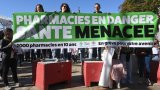 Pharmaciens et kinés massivement mobilisés, selon les syndicats
