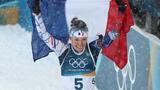JO: la biathlète Océane Michelon championne olympique de la mass start, Julia Simon en argent