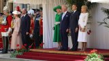 Faste royal au premier jour de la visite d'Etat de Macron au Royaume-Uni