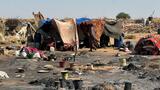 Un incendie ravage un camp de déplacés au Soudan, un mort et des blessés
