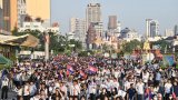 Différend frontalier: nouvelles tensions entre le Cambodge et la Thaïlande, manifestation (…)