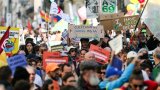 Quelques milliers de manifestants en France en faveur du climat et de la justice sociale