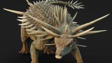 Un étrange dinosaure, recouvert d'une armure avec des pointes, découvert au Maroc