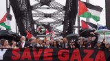 Assange parmi des dizaines de milliers de manifestants pro-palestiniens à Sydney