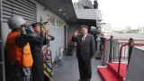 Corée du Nord: Kim Jong Un inspecte un nouveau destroyer de 5.000 tonnes
